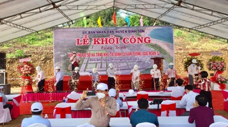 Quảng Ngãi: Khởi công giai đoạn 1 dự án Khu tái định cư Vạn Tường