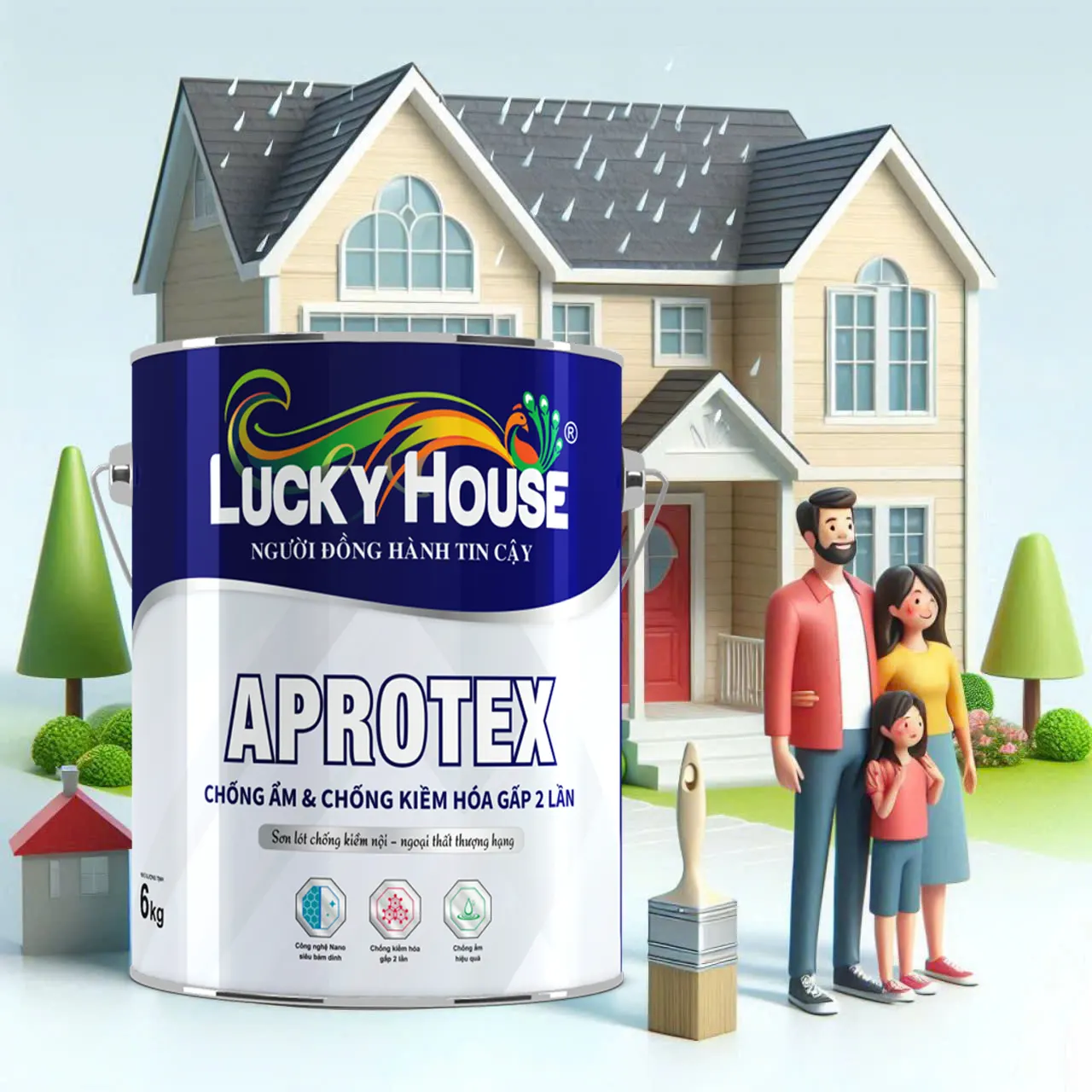 Sơn lót chống kiềm Aprotex